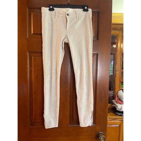 Abercrombie And Fitch Vegan Suede Skinny Pants Size 25